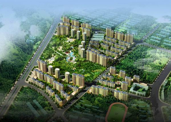 安徽淮南市八公山团结新村居住区设计方案